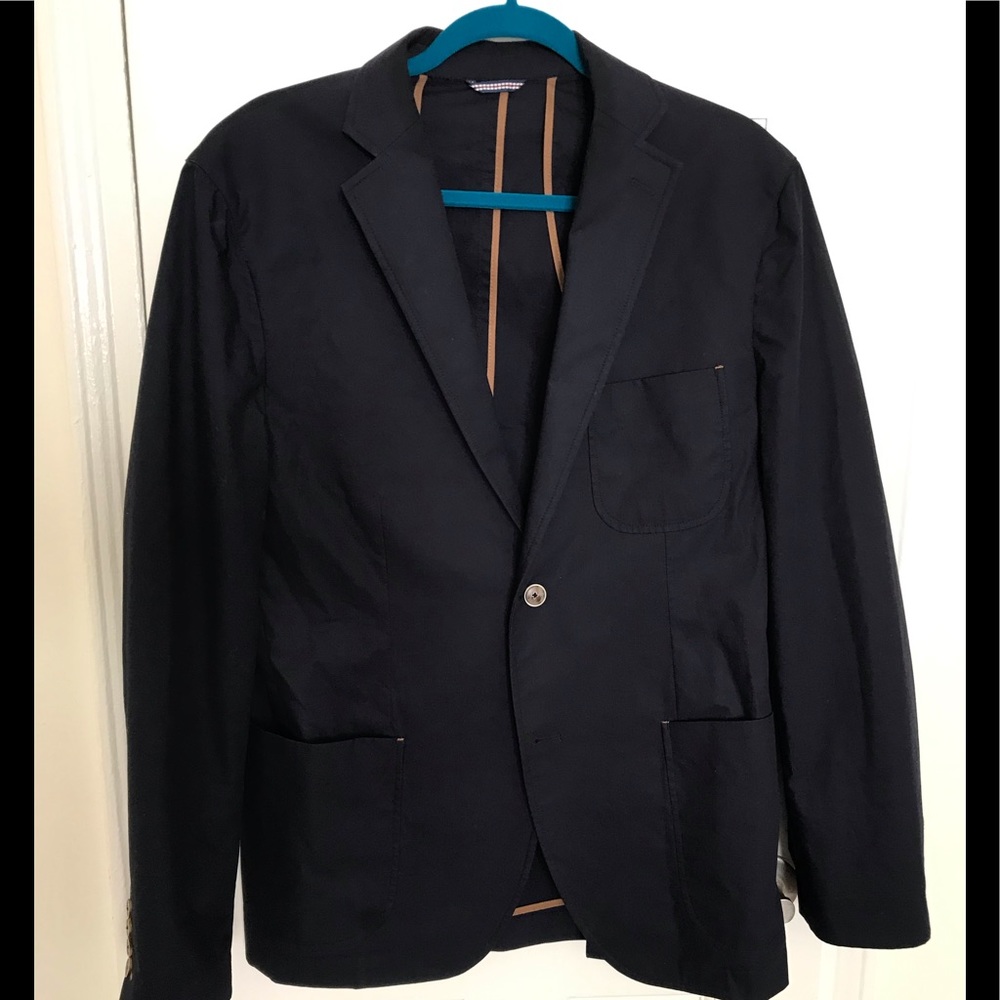 7 Diamonds, Men’s Slim Fit Navy Blazer